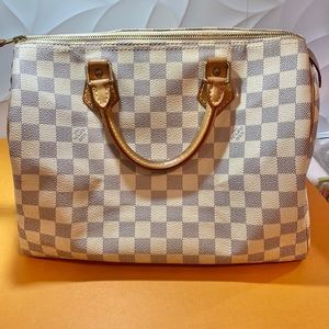 Louis Vuitton Speedy 30 Damier Azur